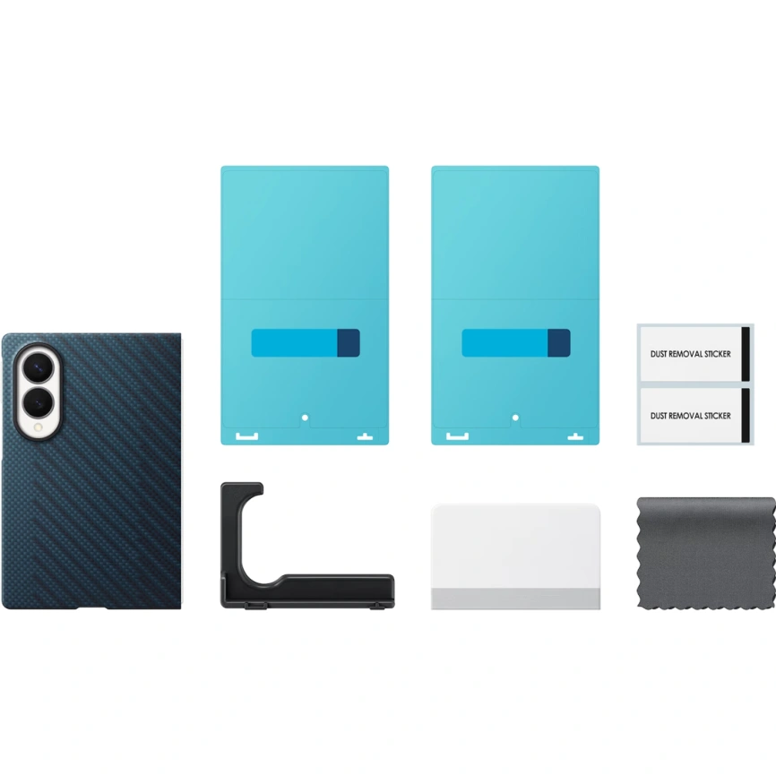 Чехол Samsung Carbon Magnet Case для Galaxy Z Fold8 Blue фото 5