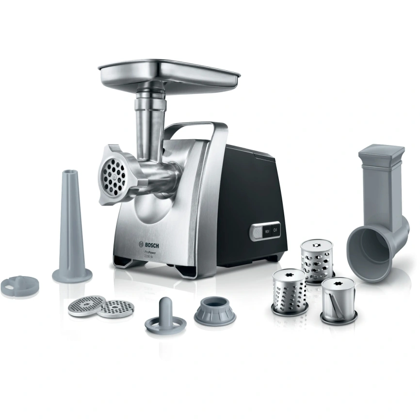 Мясорубка Bosch MFW68640 Silver/Black фото 1