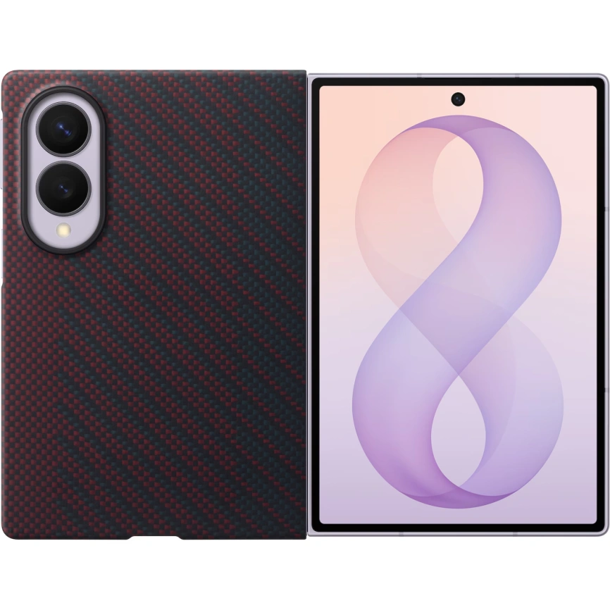 Чехол Samsung Carbon Magnet Case для Galaxy Z Fold8 Violet фото 1