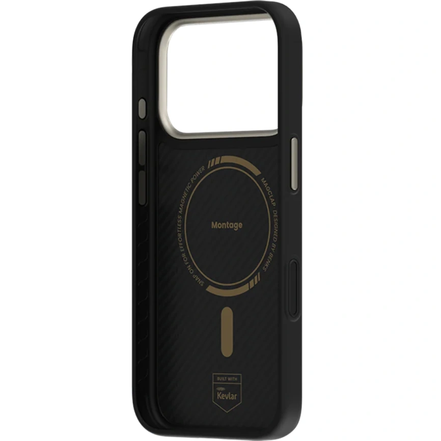 Чехол Benks Montage ArmorPro Case built with Kevlar для iPhone 17 Pro Max Black фото 5