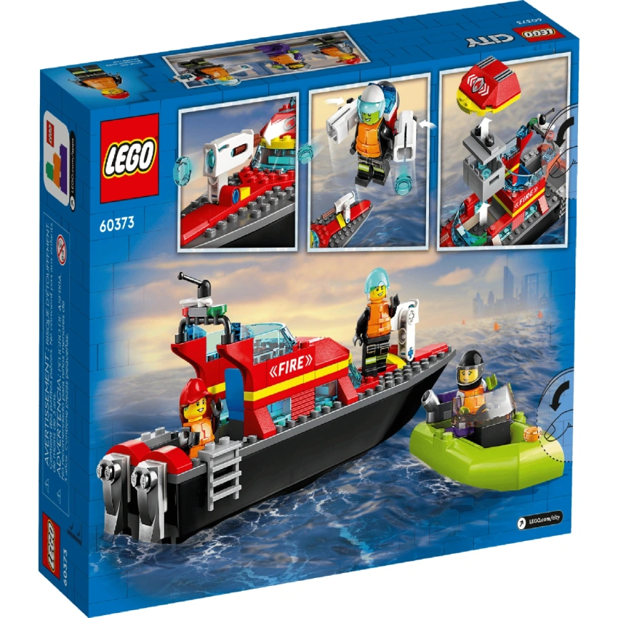 Конструктор LEGO City Fire Rescue Boat 60373 фото 5