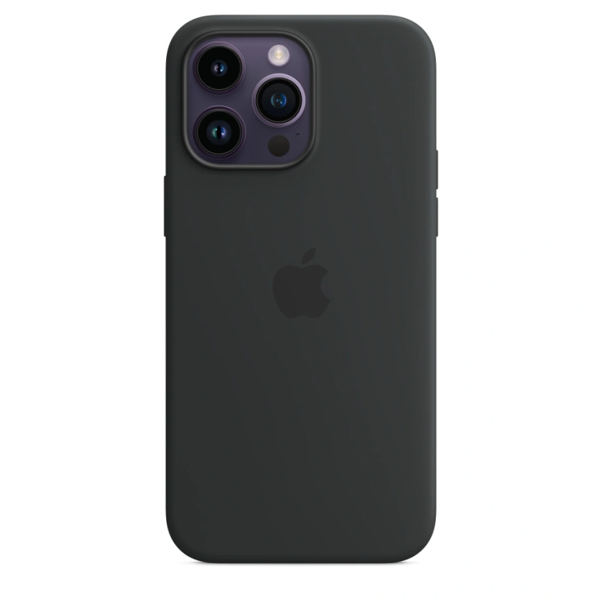 Силиконовый чехол Apple MagSafe для iPhone 14 Pro Max Midnight фото 2