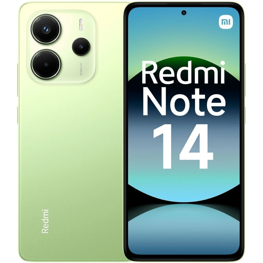 Смартфон Xiaomi Redmi Note 14 4G 8/128Gb (NFC) Lime Green Global Version фото 5