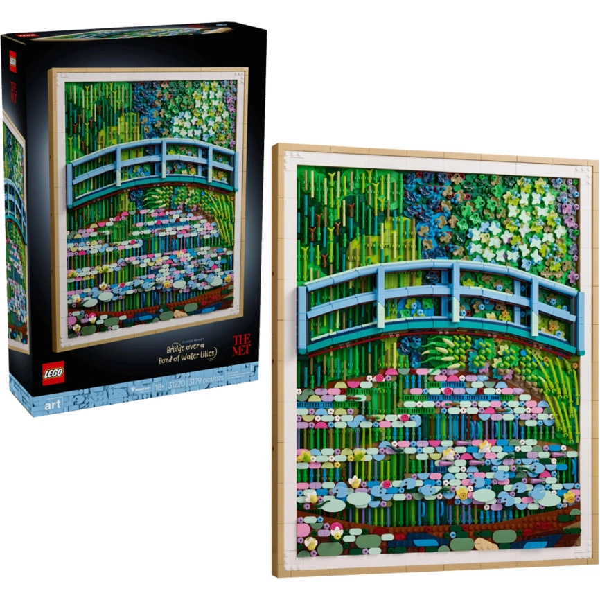 Конструктор LEGO Art Claude Monet Bridge over a Pond 31220 фото 1