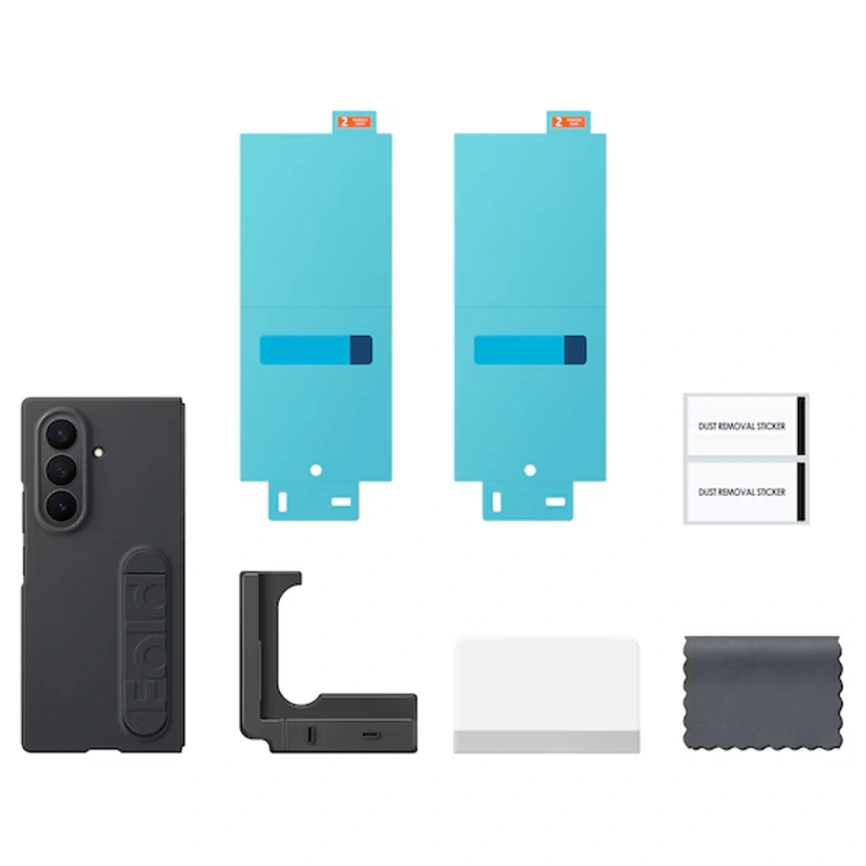 Чехол Samsung Silicone Case для Galaxy Z Fold7 Black фото 6