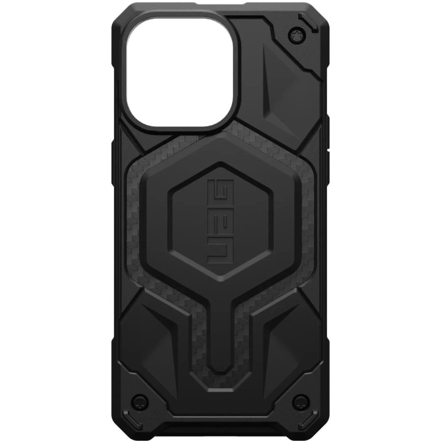 Чехол UAG с поддержкой MagSafe Monarch Pro для iPhone 15 Pro Max Carbon Fiber (114222114242) фото 1