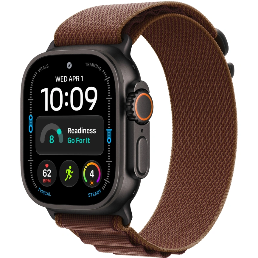 Смарт-часы Apple Watch Ultra 4 (2026) 49mm Black Titanium Case with Burgundy Alpine Loop M фото 1