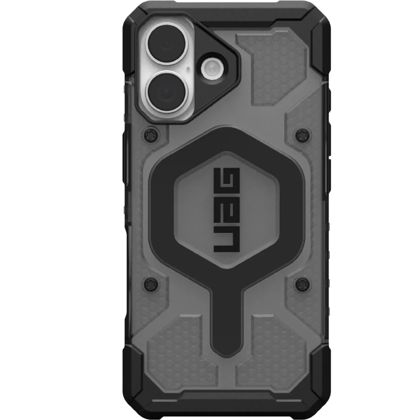 Чехол UAG MagSafe Pathfinder Clear для iPhone 17 Ash/Black фото 1