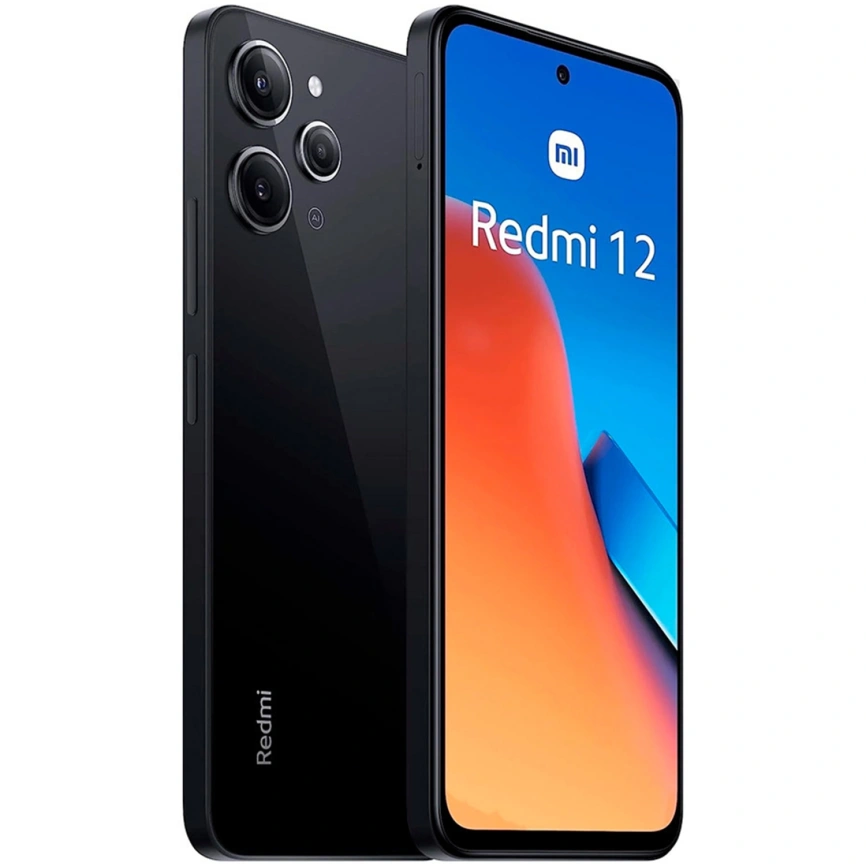 Смартфон XiaoMi Redmi 12 4/128Gb Midnight Black Global Version фото 2