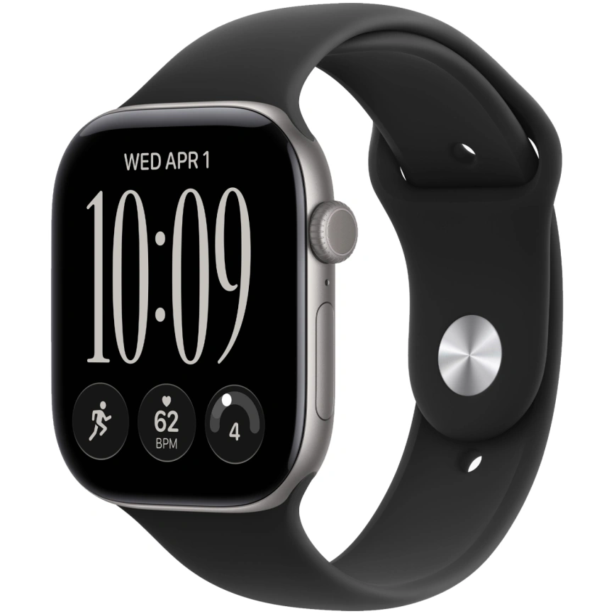 Смарт-часы Apple Watch Series 12 42mm Space Gray Aluminum Case with Black Sport Band S/M фото 1