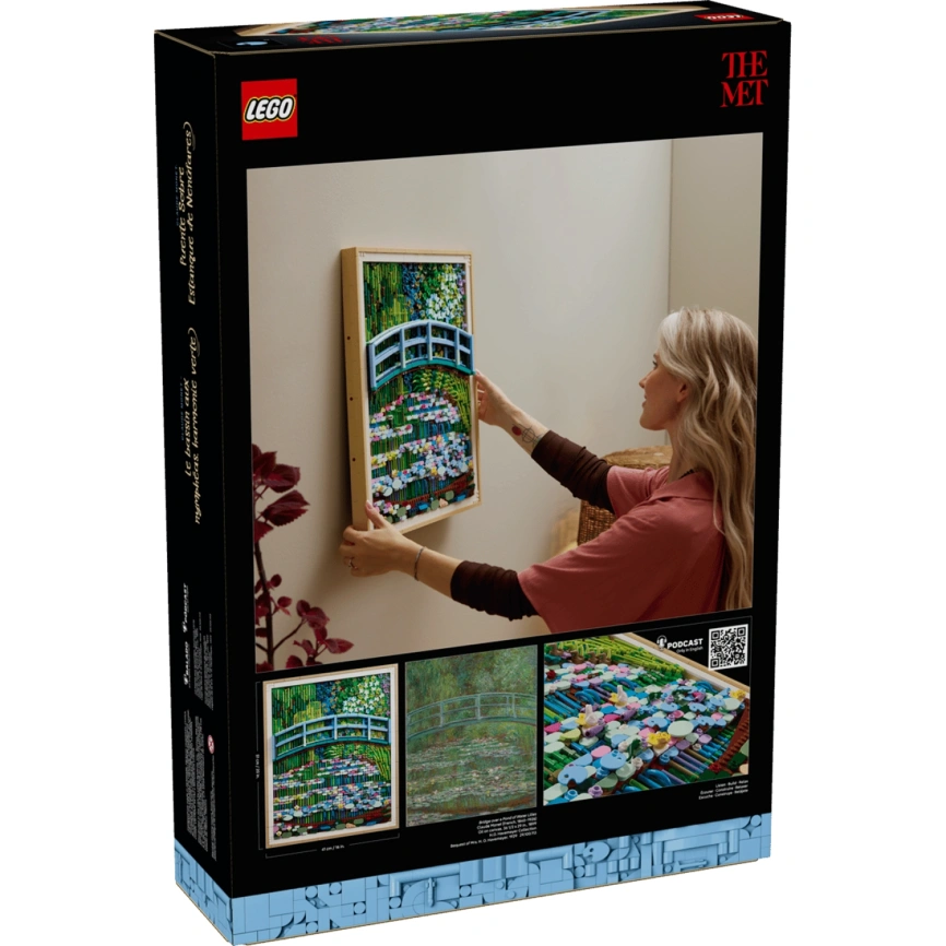 Конструктор LEGO Art Claude Monet Bridge over a Pond 31220 фото 10