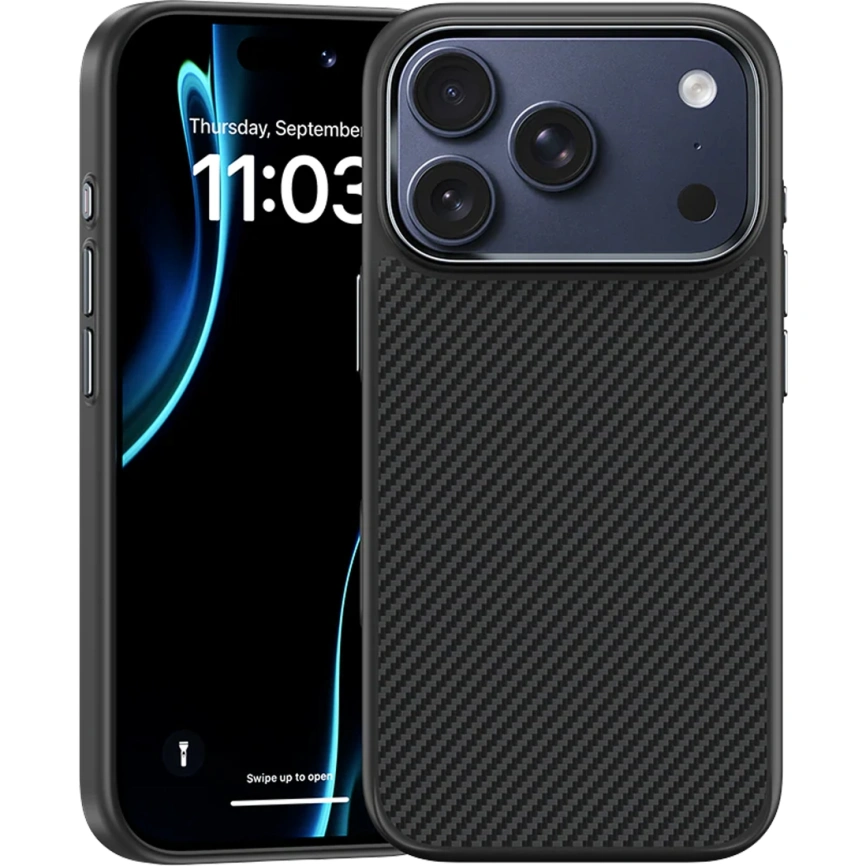 Чехол Benks ArmorPro Case built with Kevlar 600D для iPhone 17 Pro Max Black фото 6