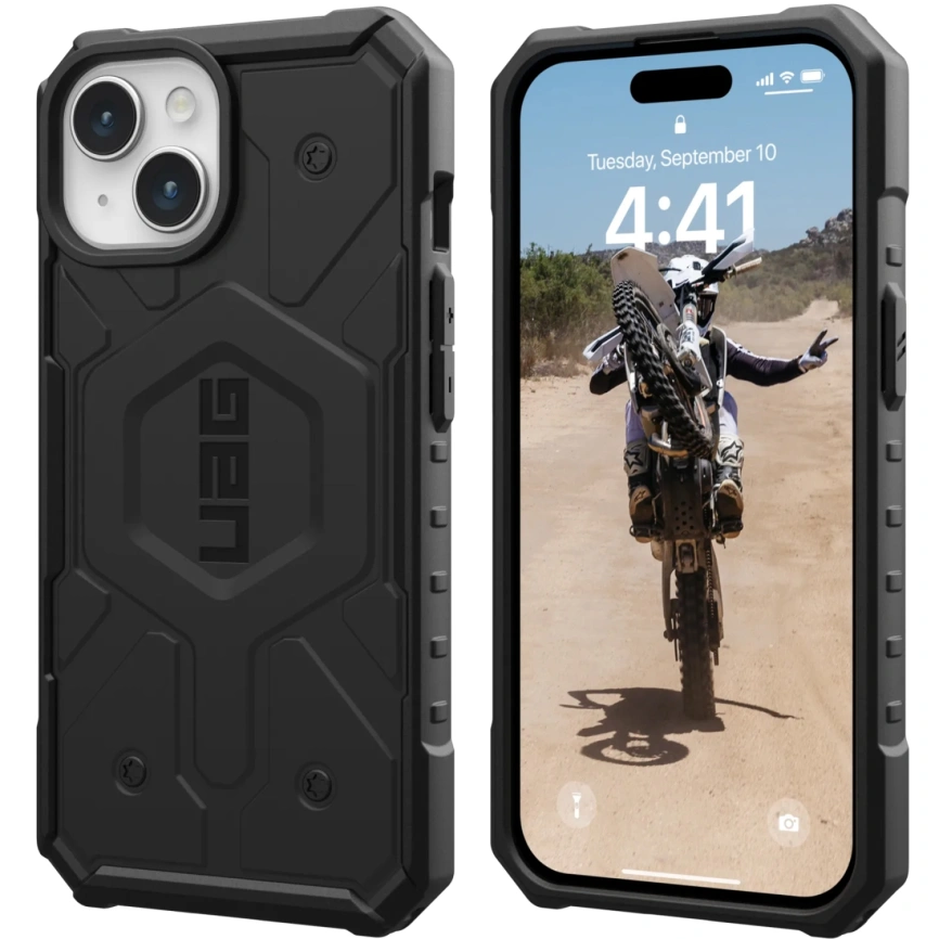 Чехол UAG с поддержкой MagSafe Pathfinder для iPhone 15 Plus Black (114311114040) фото 4