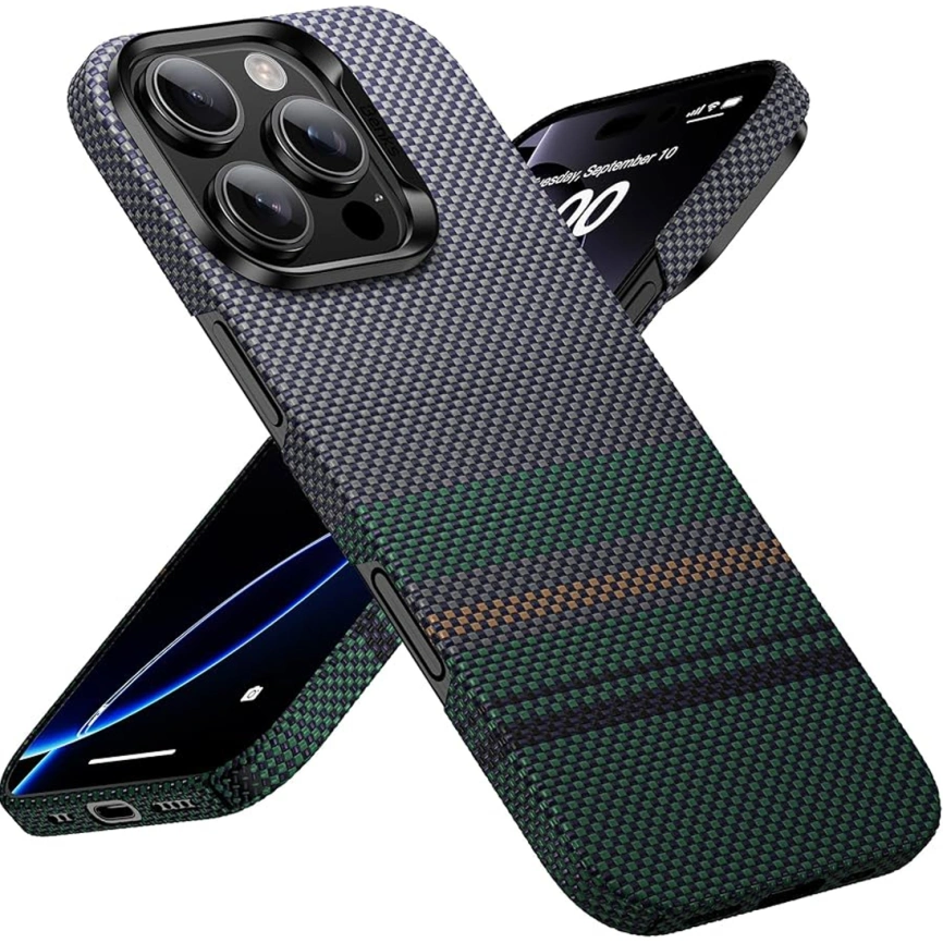Чехол Benks ArmorPro Case built with Kevlar для iPhone 16 Pro Aurora фото 4