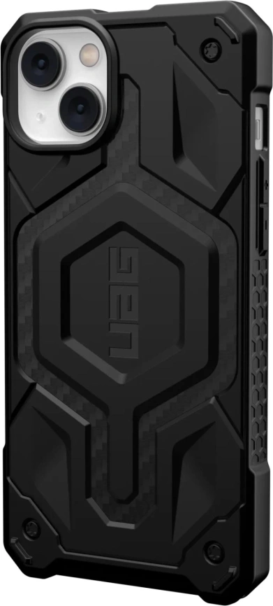Чехол UAG Monarch Pro For MagSafe для iPhone 14 Plus Carbon Fiber фото 4