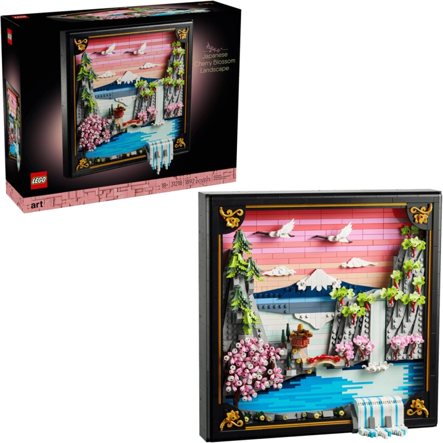 Конструктор LEGO Art Japanese Cherry Blossom Landscape 31218 фото 1