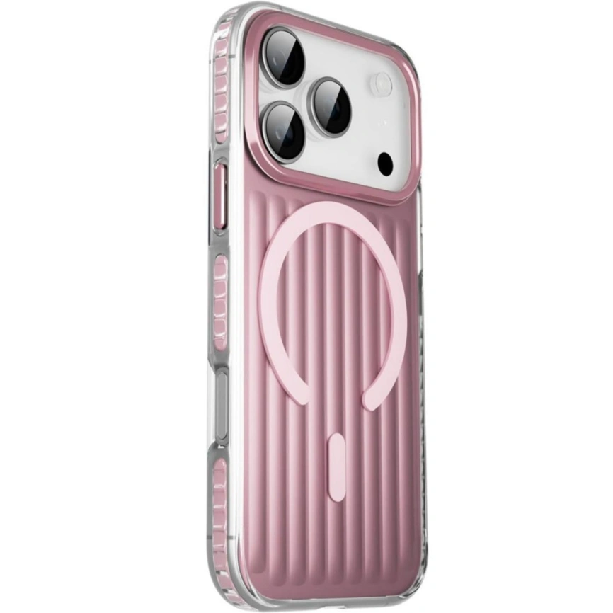 Чехол Gurdini Ocean Case Metalic для iPhone 18 Pro Max Pink фото 1
