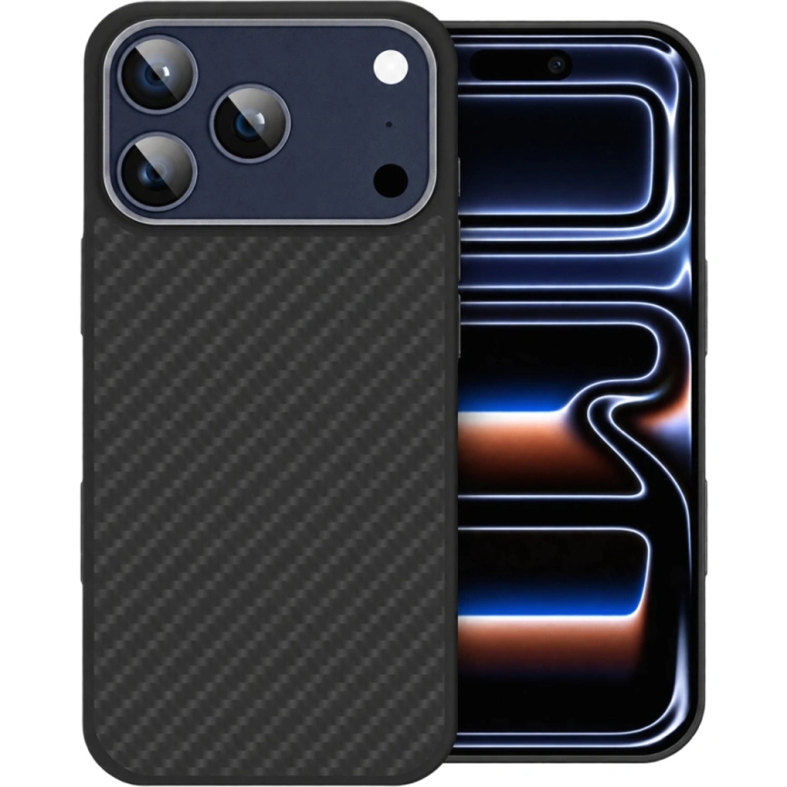 Чехол Gurdini Kevlar Series case для iPhone 18 Pro Max Black фото 3
