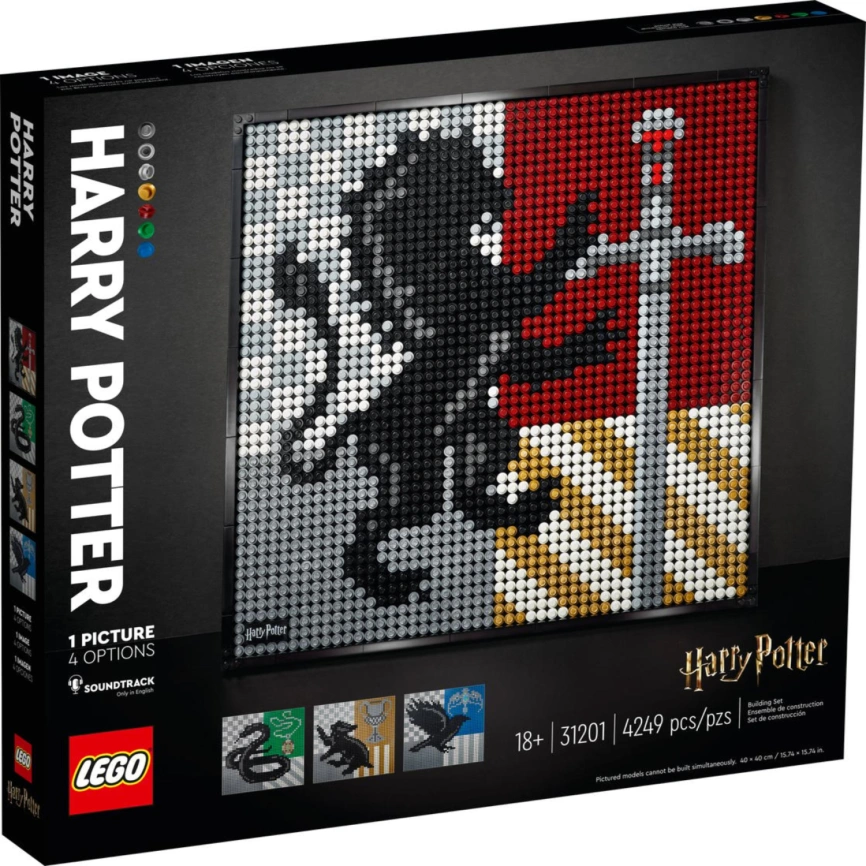 Конструктор LEGO Art Harry Potter Hogwarts Crest 31201 фото 2