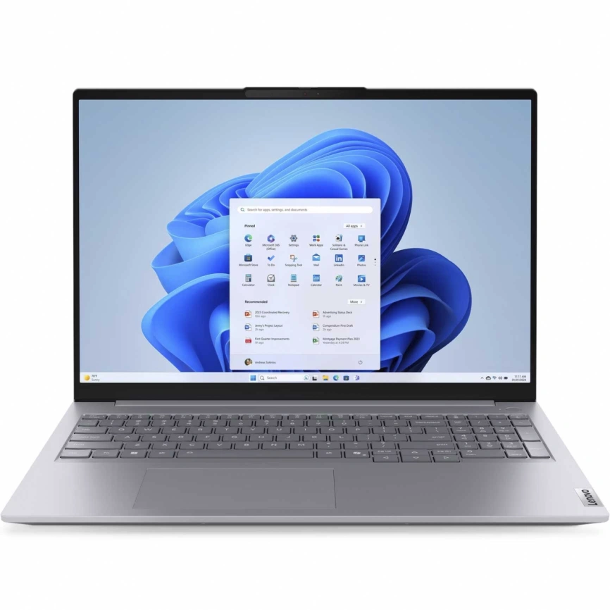 Ноутбук Lenovo ThinkBook 16 G8 IRL 16 IPS/ i7-240H/16GB/512GB SSD (21SH00JDFW) Arctic Grey фото 1