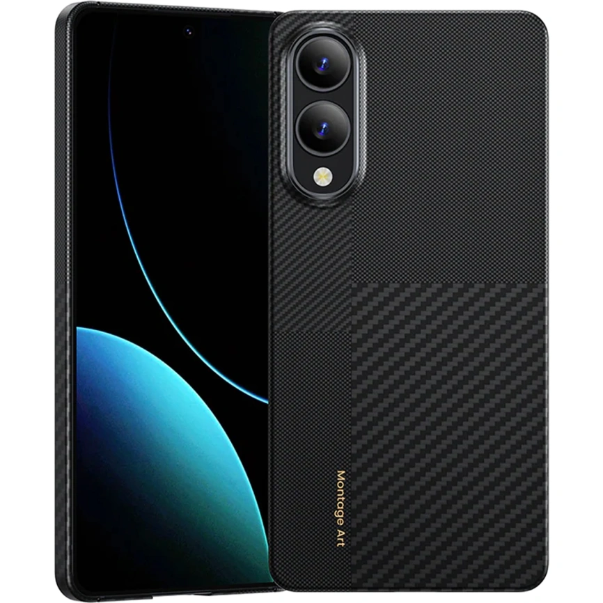 Чехол Benks Montage ArmorAir Case built with Kevlar 600D+1500D для Samsung Galaxy S25 Edge Black фото 2