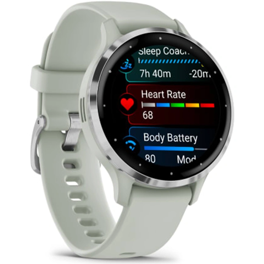 Умные часы Garmin Venu 3s (010-02785-01) 41mm Silver фото 5