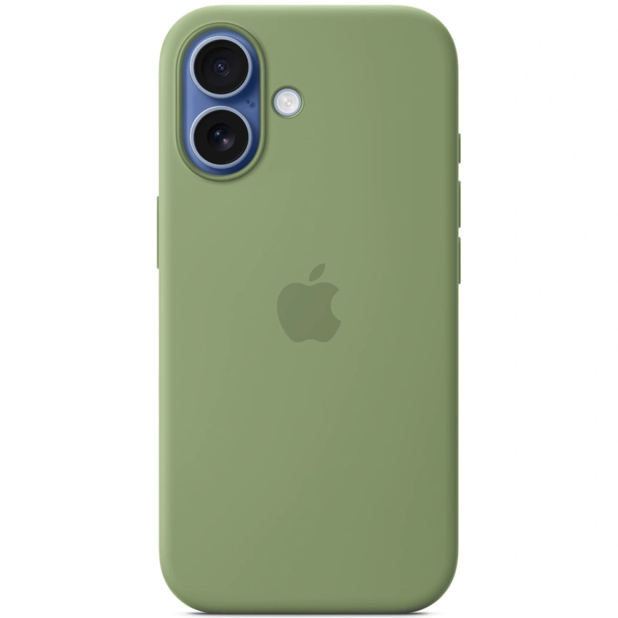 Чехол Apple Silicone Case with MagSafe для iPhone 17 Light Moss фото 4