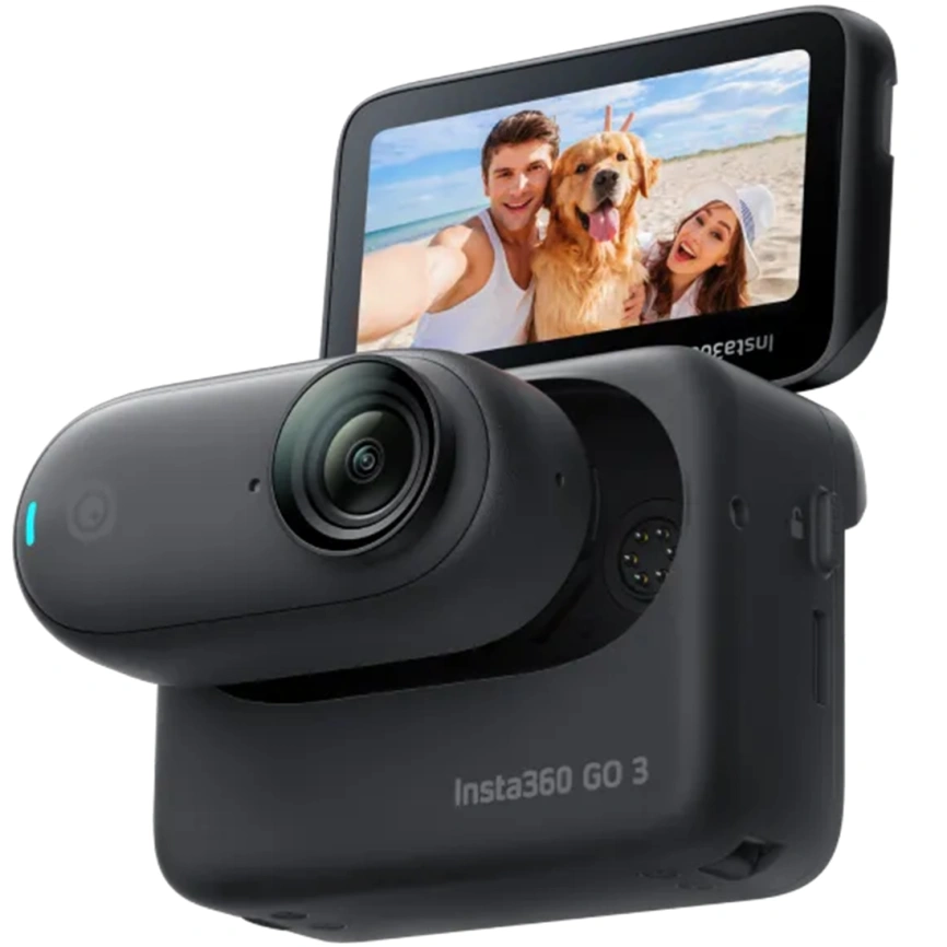 Экшн-камера Insta360 GO 3 128 Gb Midnight Black фото 1