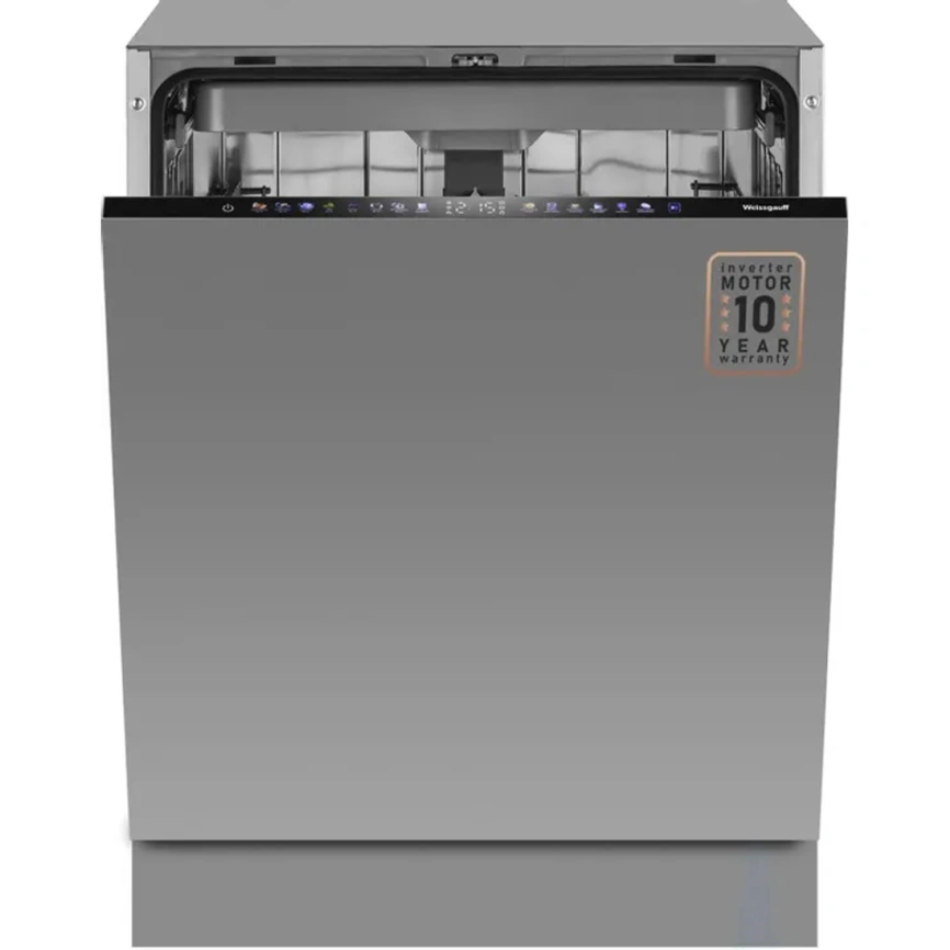 Посудомоечная машина Weissgauff BDW 6138 Touch Inverter Autoopen Timer Floor Stainless Steel фото 1