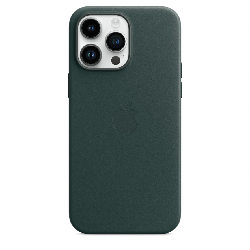 Кожаный чехол Apple MagSafe для iPhone 14 Pro Max Green фото 2
