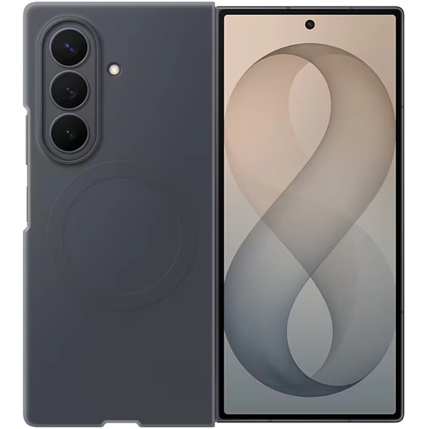 Чехол Samsung Silicone Magnet Case для Galaxy Z Fold8 Ultra Graphite фото 1