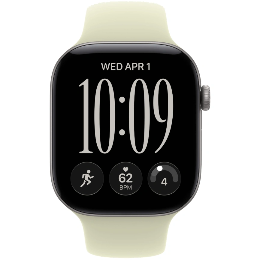 Смарт-часы Apple Watch Series 12 42mm Space Gray Aluminum Case with Pale Succulent Sport Band S/M фото 3