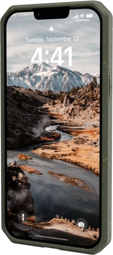 Чехол UAG Biodegradable Outback для iPhone 14 Olive фото 6