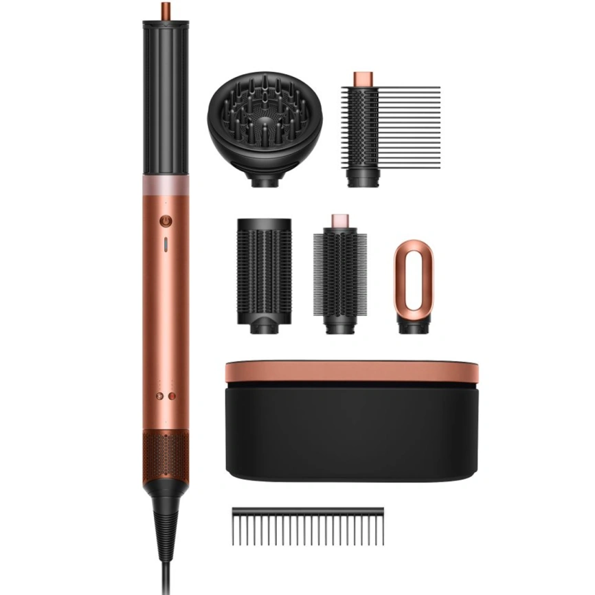 Стайлер Dyson Airwrap Complete Long HS09 Coanda 2x Diffuse Amber Silk фото 1