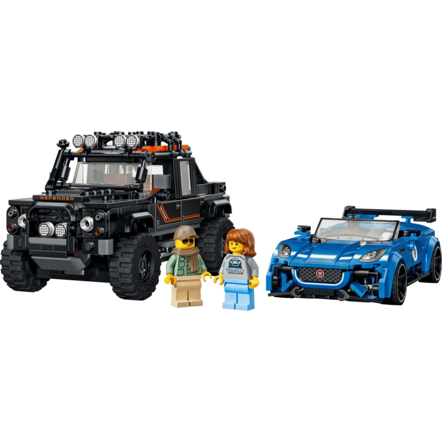 Конструктор LEGO Speed Champions Jaguar F-TYPE Project 7 & Land Rover Defender Classic 77264 фото 7