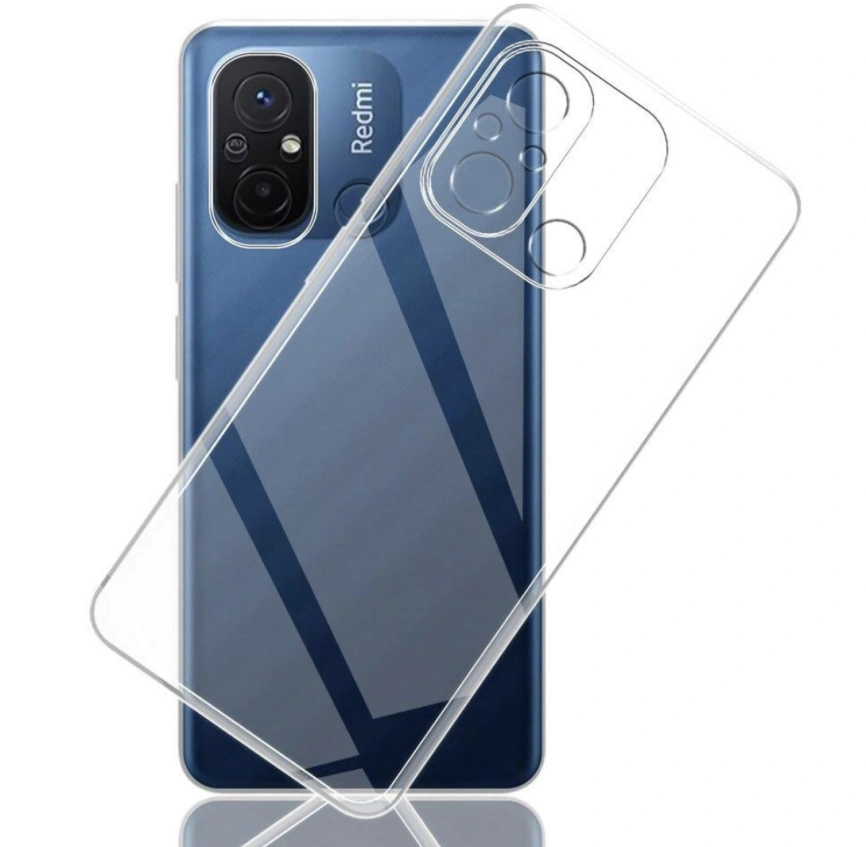Чехол Silicone для Redmi 12C Clear фото 1