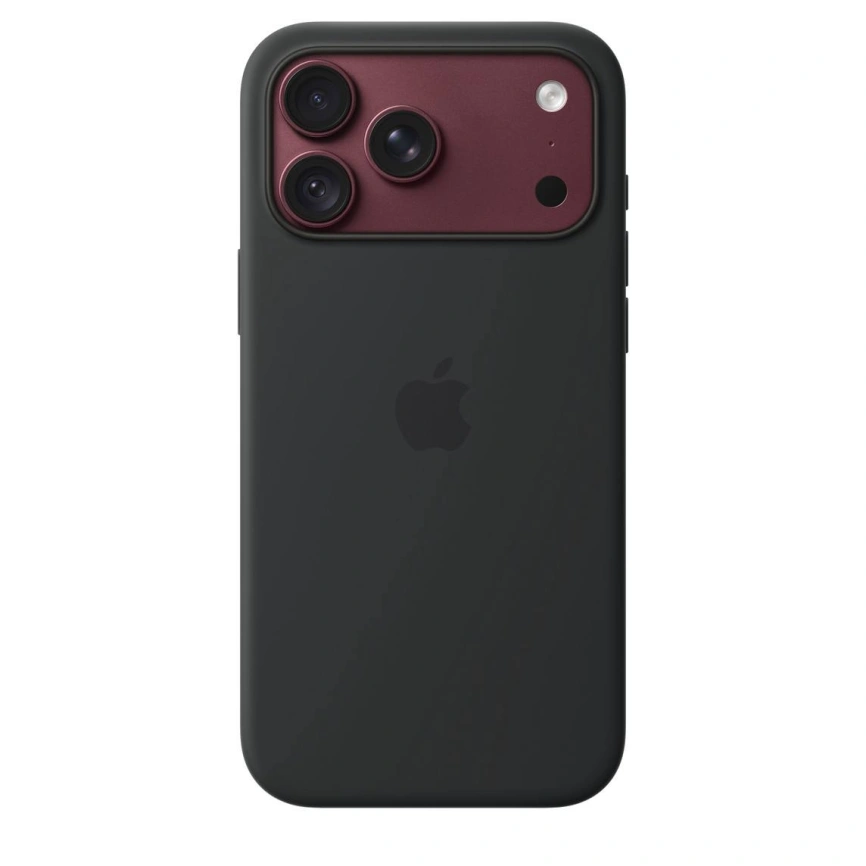 Чехол Apple Silicone Case with MagSafe для iPhone 18 Pro Black (MK8Y4) фото 2