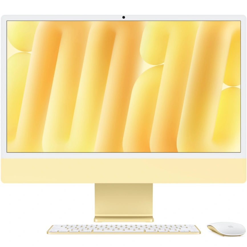 Моноблок Apple iMac (2024) 24 Retina 4.5K M4 8C CPU, 8C GPU/16GB/512Gb (Z1E3000E8) Yellow фото 1