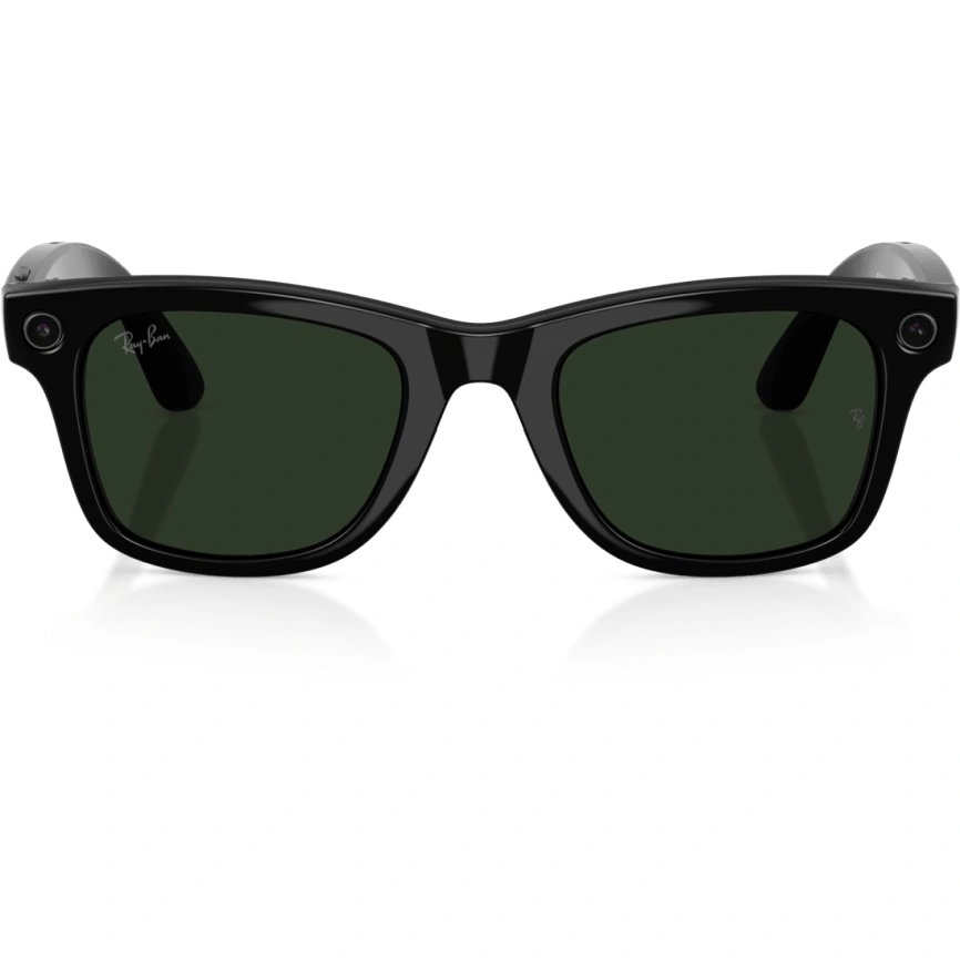 Умные очки Ray-Ban Wayfarer (Gen 2) Shiny Black/Transitions (RW4012) M Graphite Green фото 6