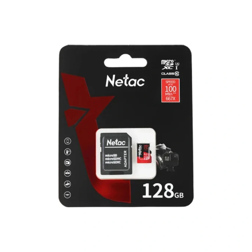 Карта памяти Netac SDXC class 10 (NT02P500PRO-128G-R) фото 4