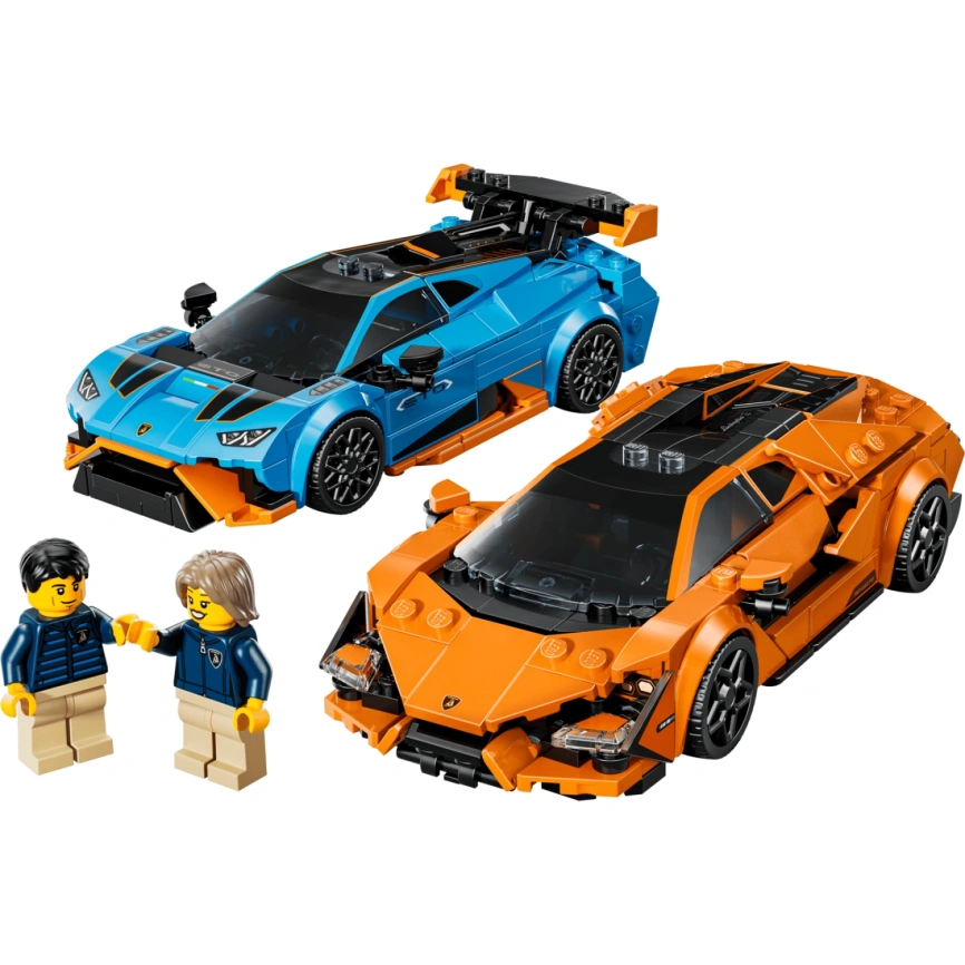 Конструктор LEGO Speed Champions Lamborghini Revuelto & Lamborghini Huracan STO 77238 фото 3
